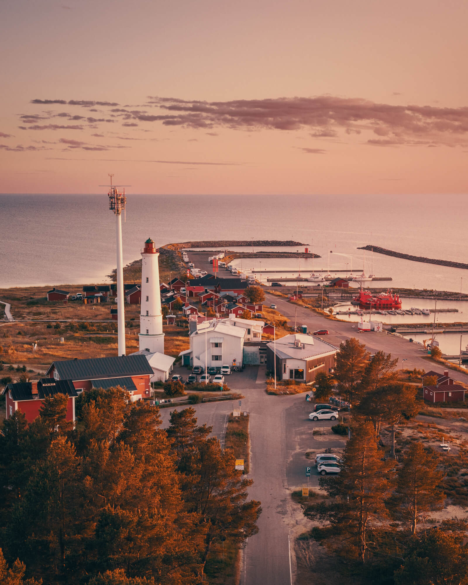 Marjaniemi coastal drone