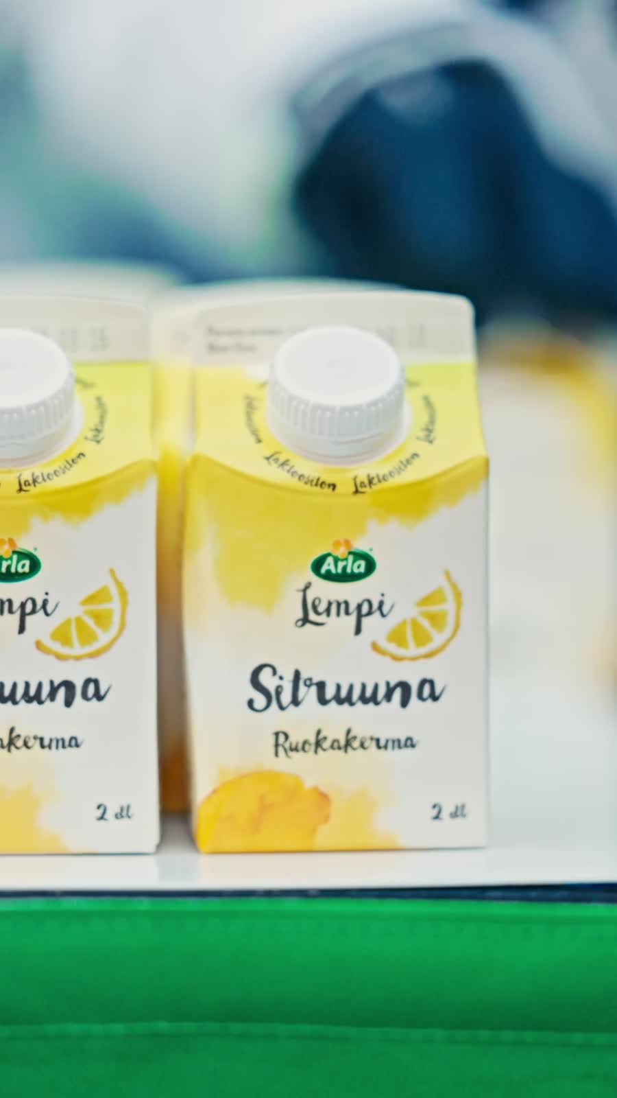 Arla Rautatieasema -pystyvideo promootiotapahtumasta